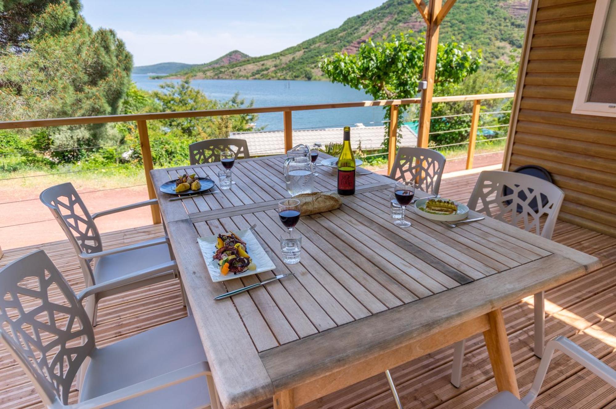 Camping le Mas de Riri Celles  Bagian luar foto