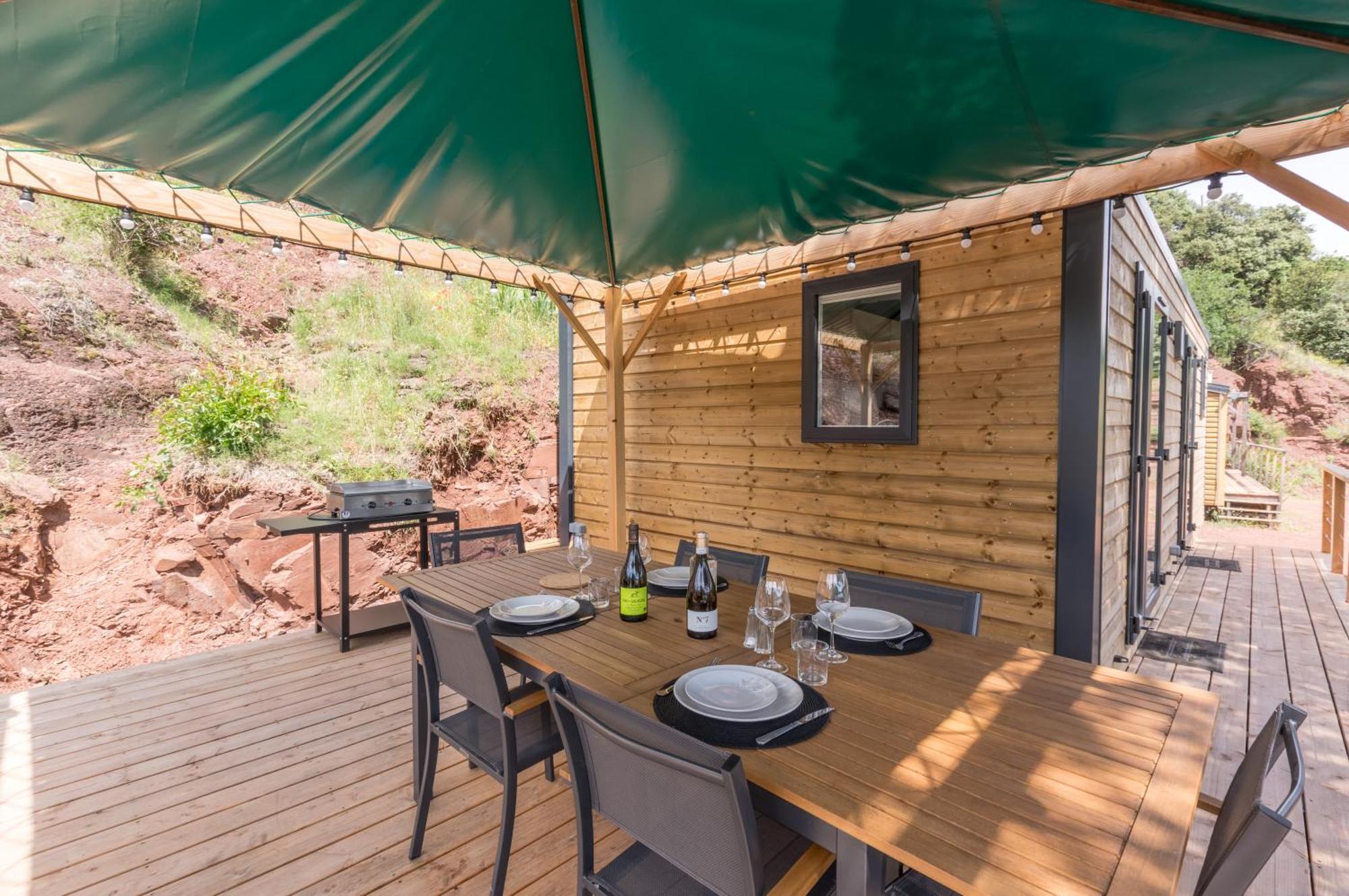 Camping le Mas de Riri Celles  Bagian luar foto